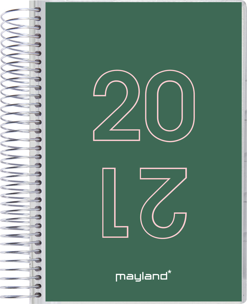 Spiralkalender1 dag pp 4 illu 2021 12 x 17cm Mayland