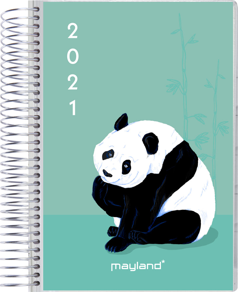 Spiralkalender1 dag pp 4 illu 2021 12 x 17cm Mayland