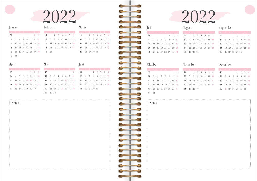 Life Planner Pink, 1 dag