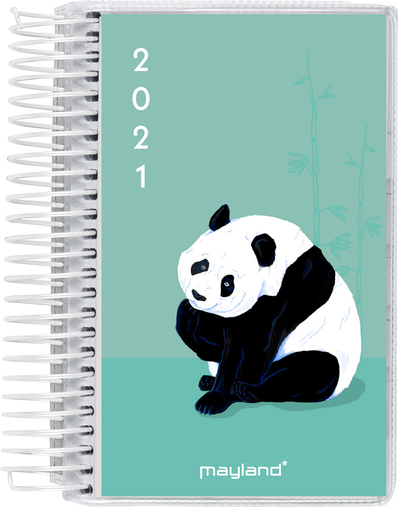 Minispiralkalender 1dag pp 4 ill 2021 8x13cm Mayland
