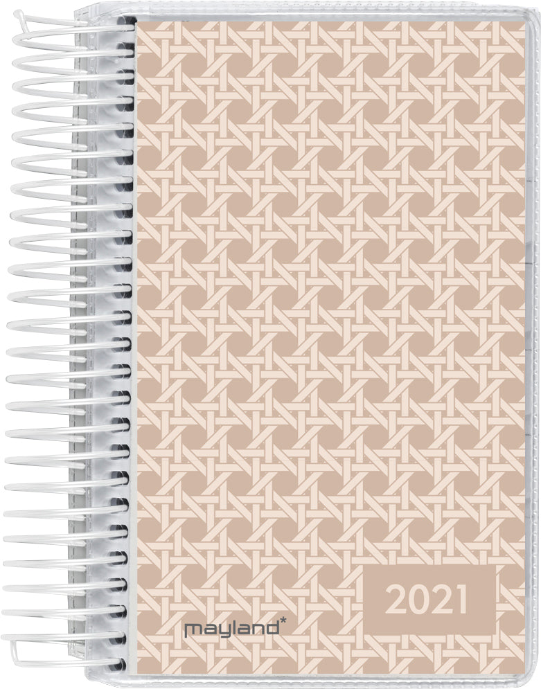 Minispiralkalender 1dag pp 4 ill 2021 8x13cm Mayland