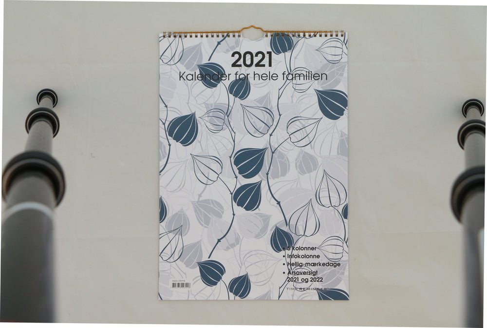 Familiekalender 2021 A3 grafisk private label