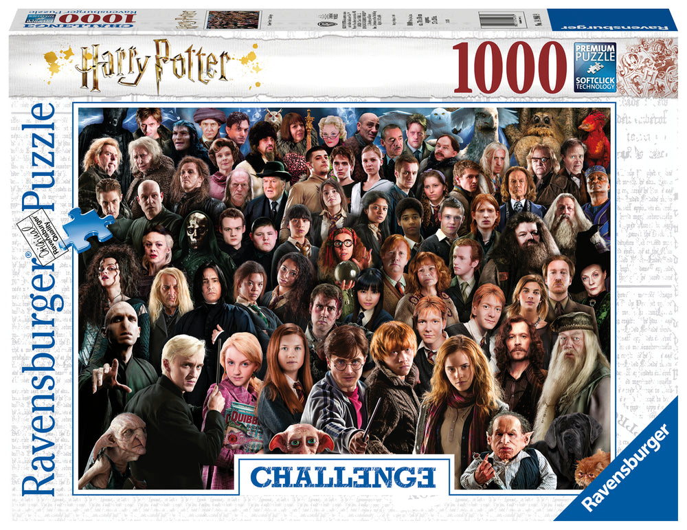 Puslespil Challenge Harry Potter 1000 brikker