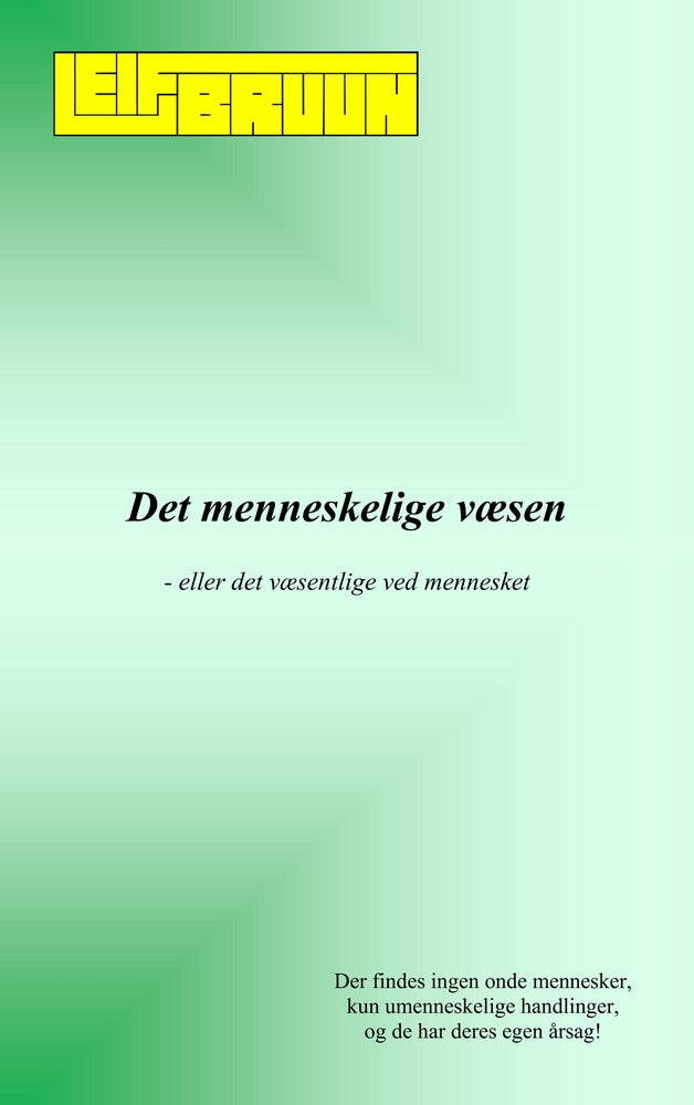 Det menneskelige væsen