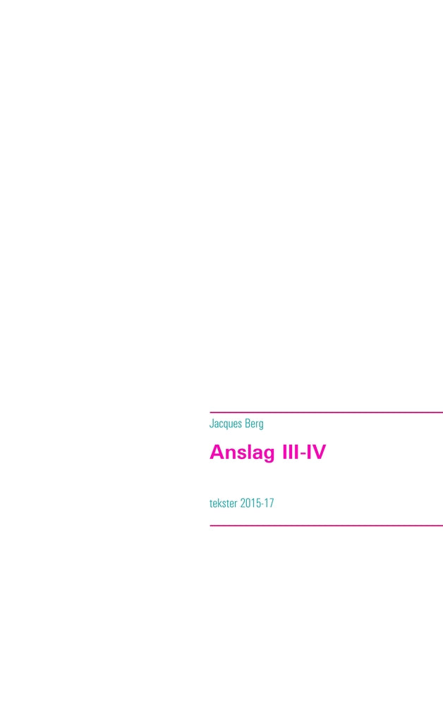 Anslag III-IV