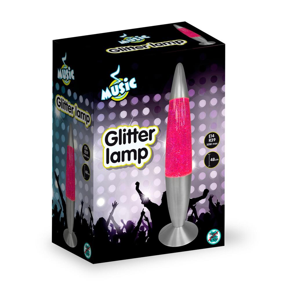 Glitterlampe 48 cm