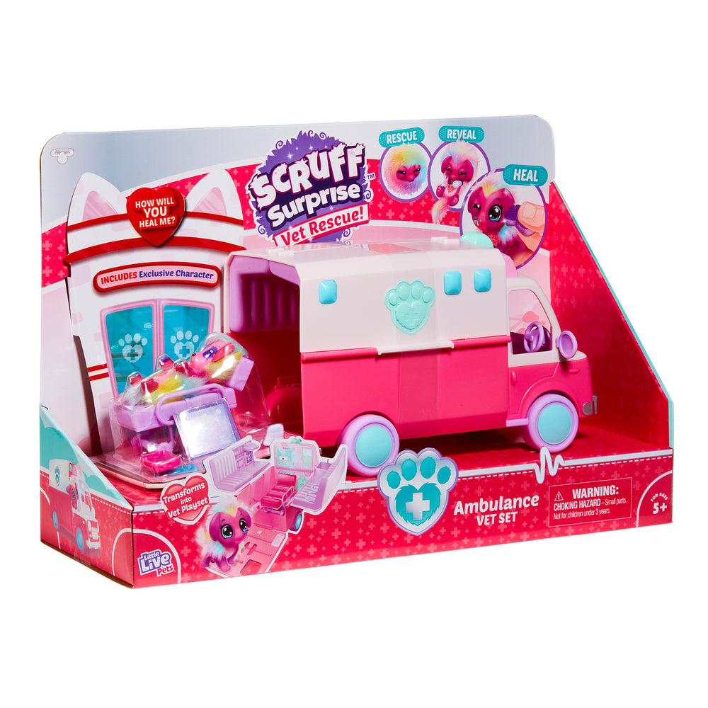 Little rescue Scruff-a-luvs Playset