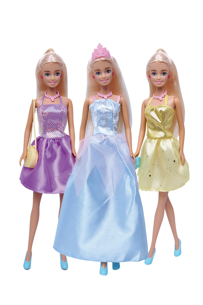 Anlily prinsesse dukke med tilbehør