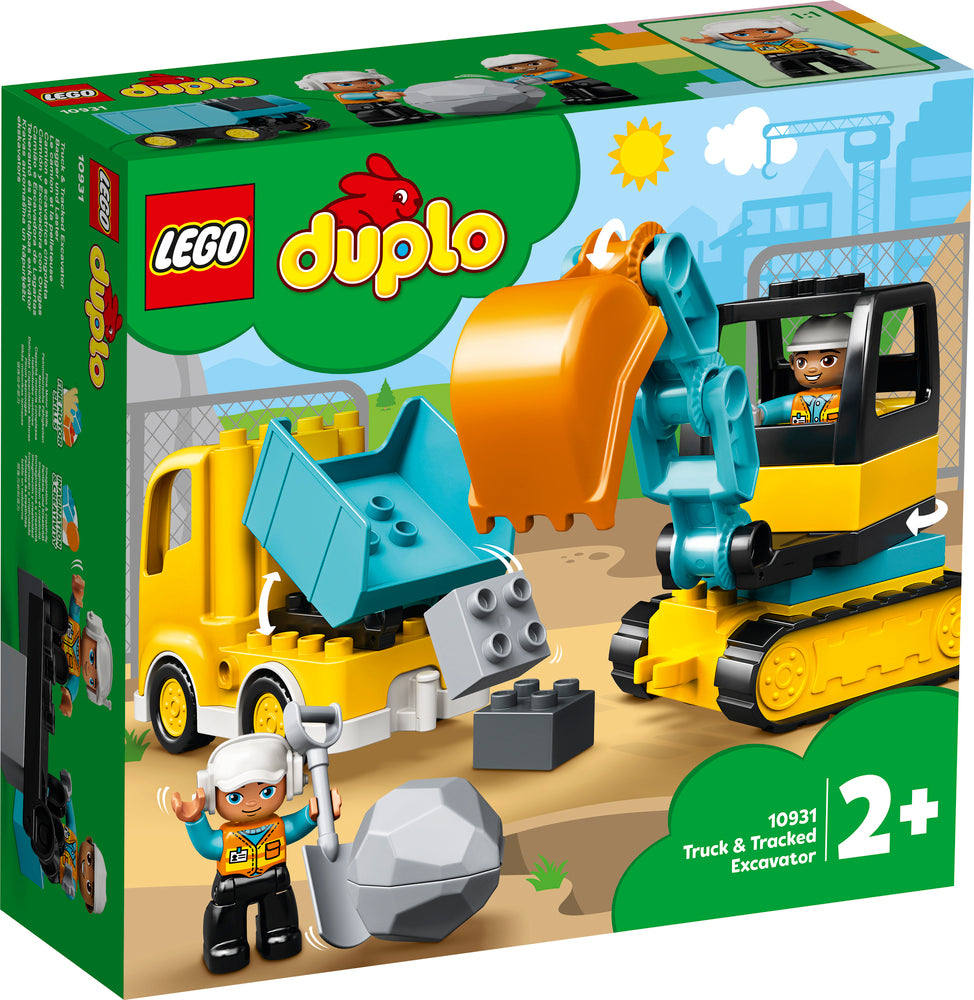 D2 10931 LEGO DUPLO Town Lastbil og gravemaskine på larvefødder
