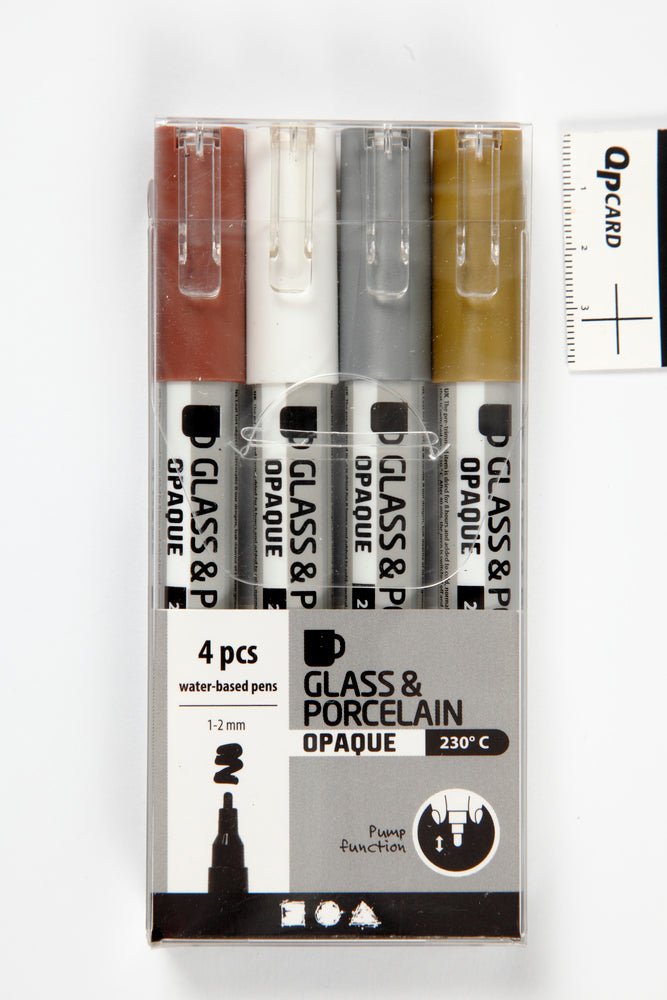 Glas og porcelænstusser 1-2 mm brun, hvid, guld, sølv.