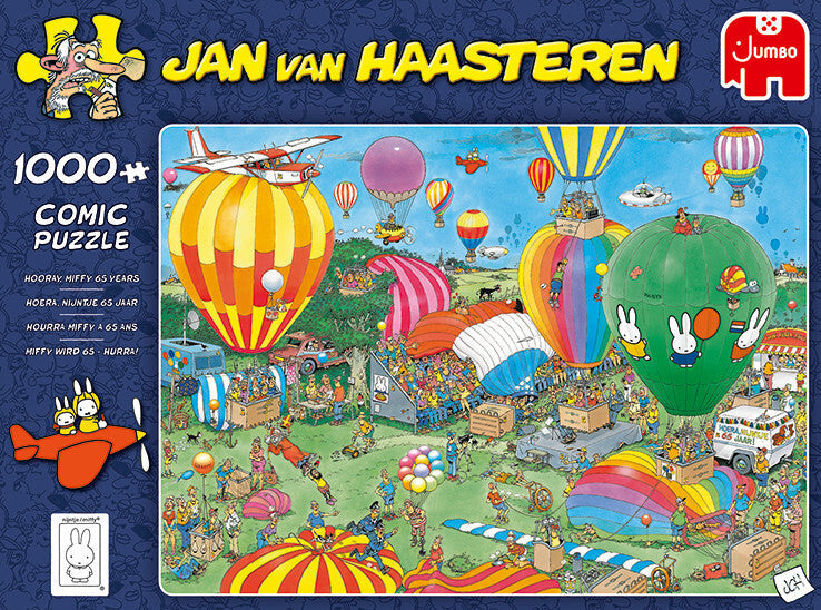 Jvh puslespil hooray, miffy 65 years 1000 brikker