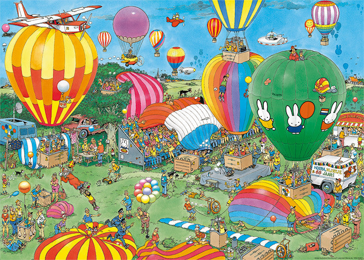 Jvh puslespil hooray, miffy 65 years 1000 brikker