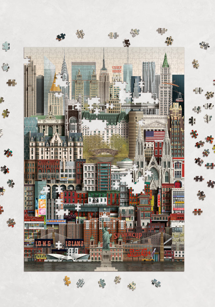 Puslespil new york 1000 brikker