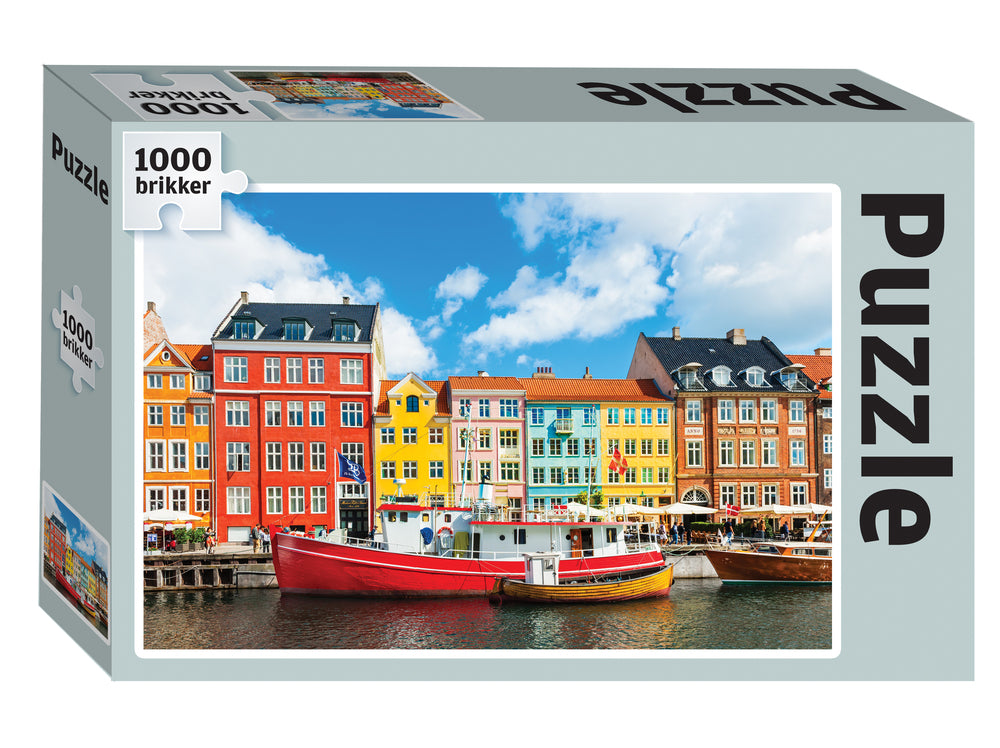 Puslespil nyhavn 1000 brikker