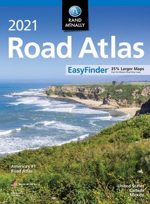 Rand McNally 2021 EasyFinder Midsize Road Atlas USA, Canada & Mexico