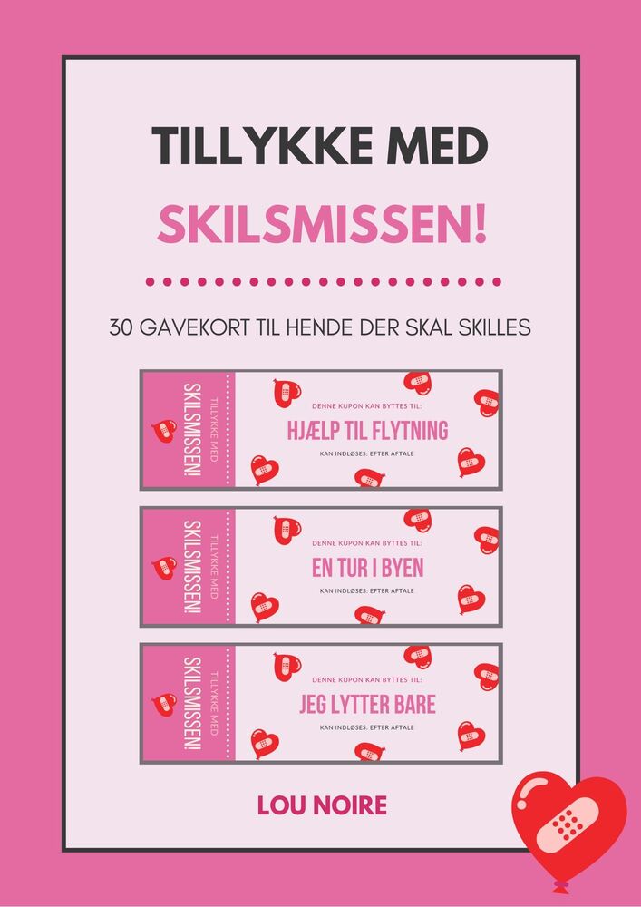 Tillykke med skilsmissen! - pink