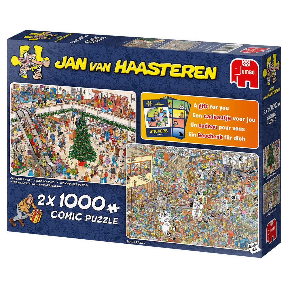 Puslespil jan van haasteren holiday 2x1000 brikker