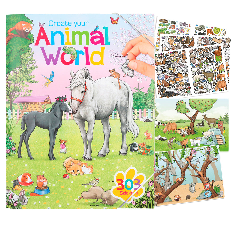 Aktivitetsbog Create Your Animal World