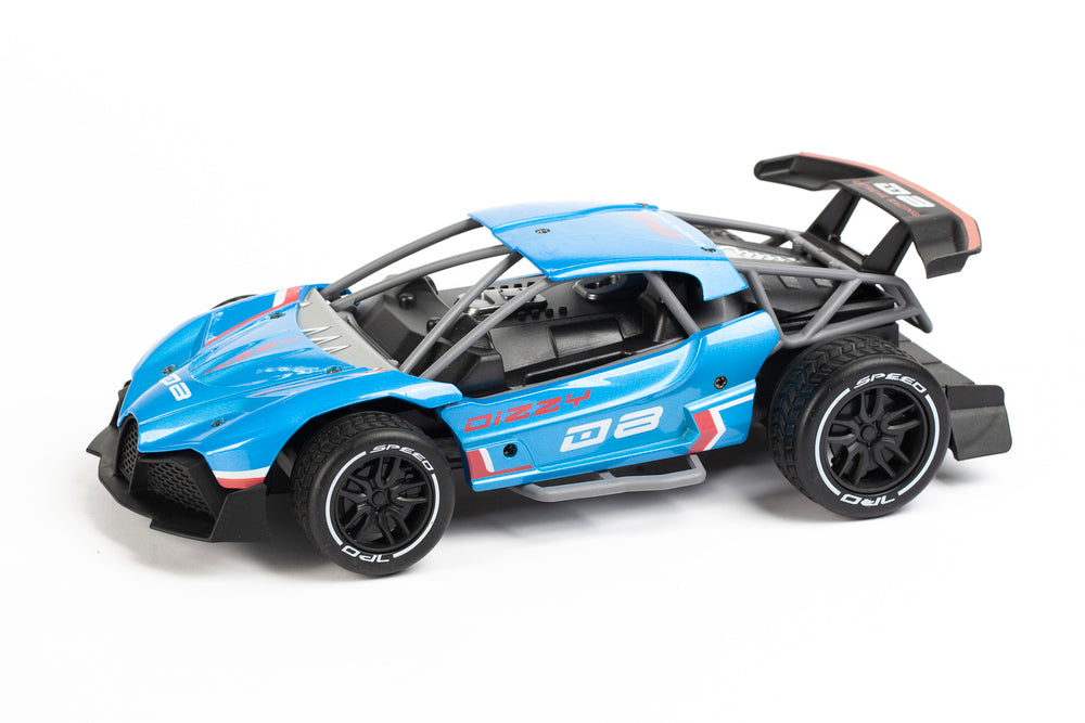 RC Extreme racing on road metal
