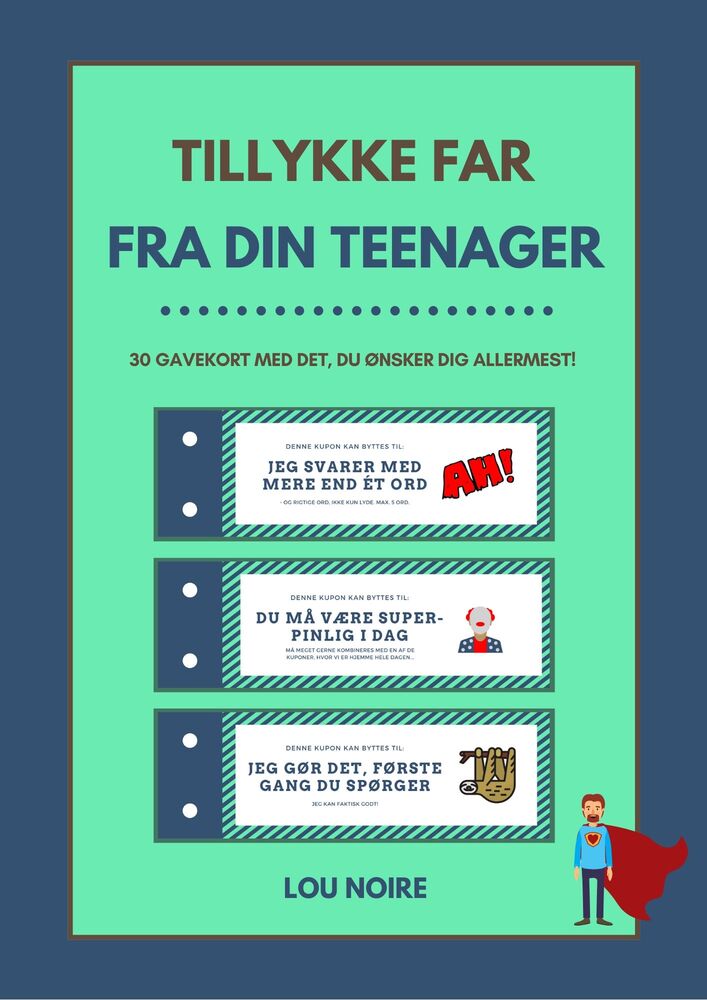 Tillykke far - fra din teenager