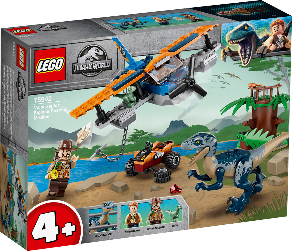 75942 LEGO Jurassic World Velociraptor flyredningsmission