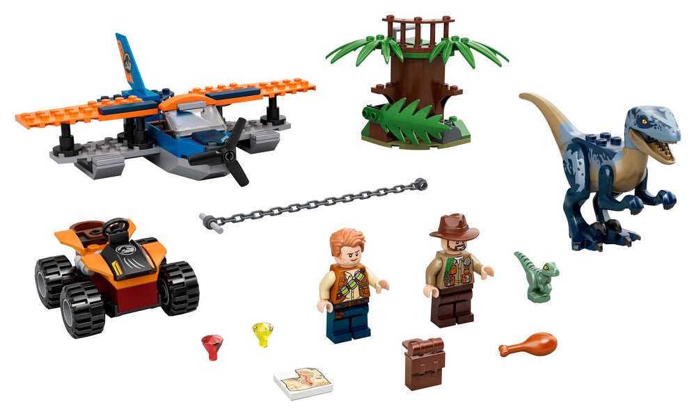 75942 LEGO Jurassic World Velociraptor flyredningsmission