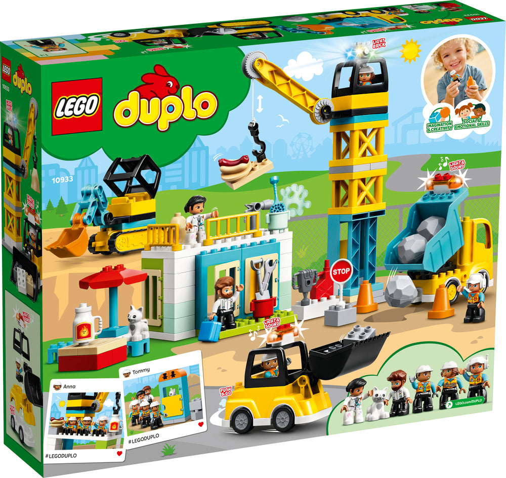 10933 LEGO DUPLO Town Byggeplads med tårnkran