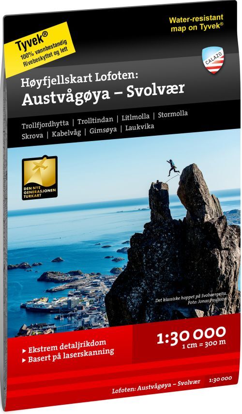 Lofoten : Austvågøya - Svolvær 1:30 000