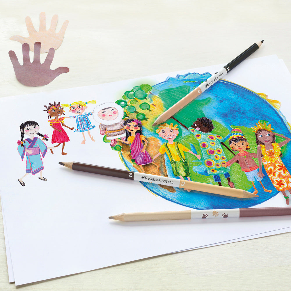Farveblyant Faber-Castell grip 2001 20+3 Children of the world