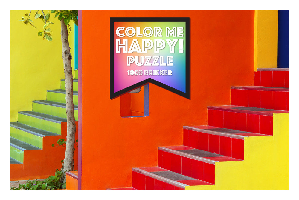 Puslespil Color me happy trappe 1000 brikker