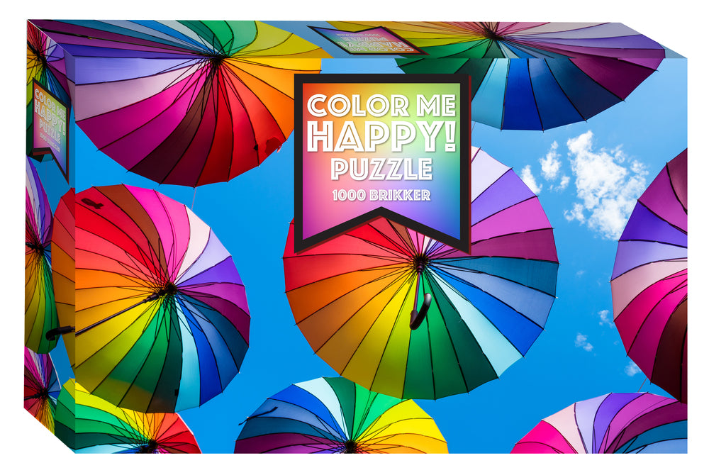 Puslespil Color me happy paraplyer 1000 brikker
