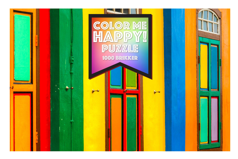 Puslespil Color me happy Vinduer 1000 brikker
