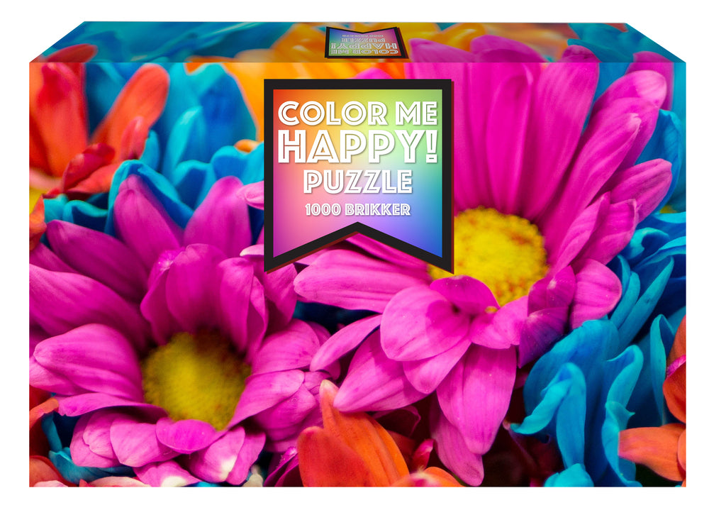 Puslespil Color me happy blomster 1000 brikker