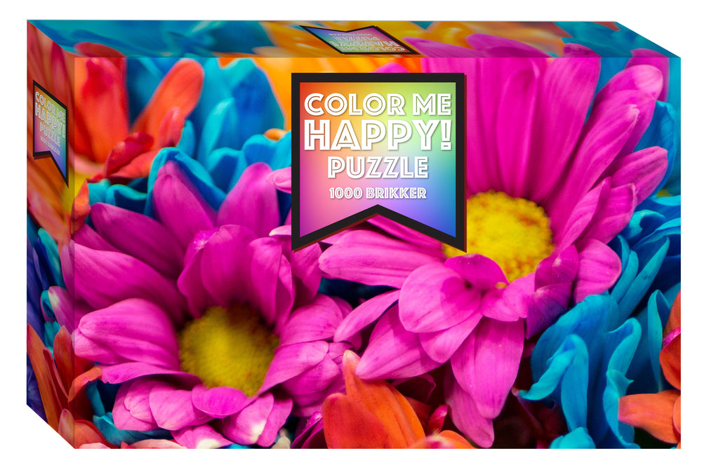 Puslespil Color me happy blomster 1000 brikker