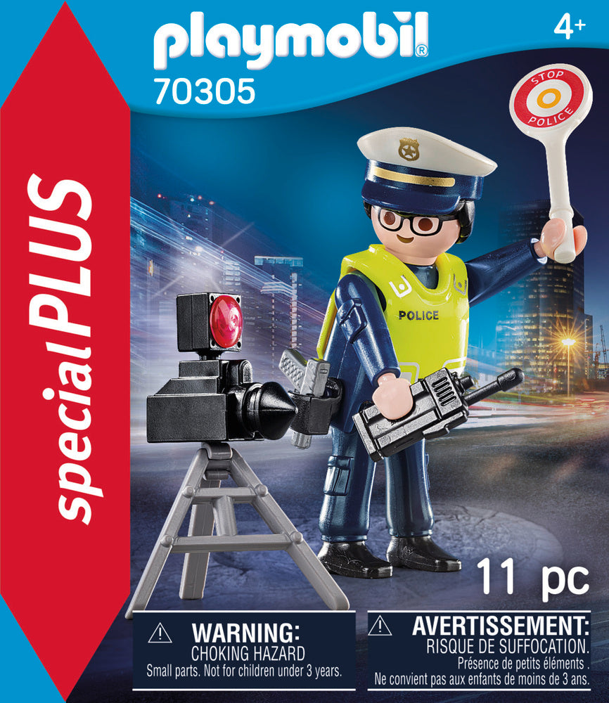 70305 Police Officer with Speed Trap