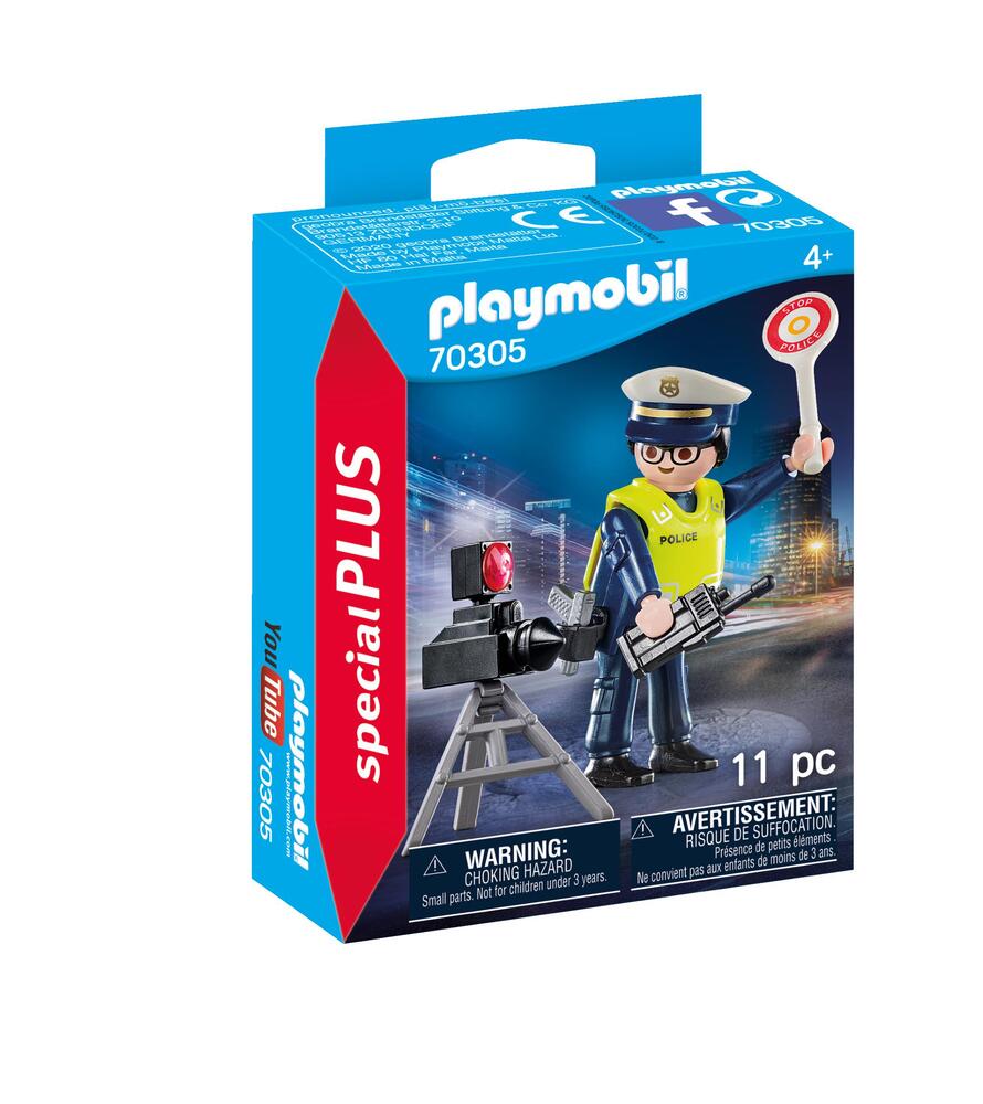 70305 Police Officer with Speed Trap