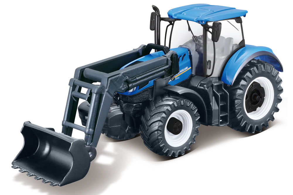 N.H. T7.615 traktor med frontlæsser 10 cm