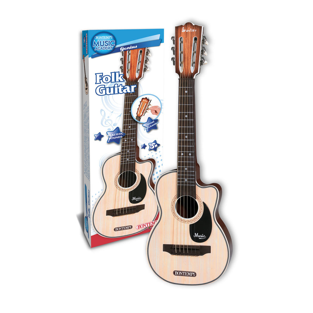 Træ guitar med 6 strenge