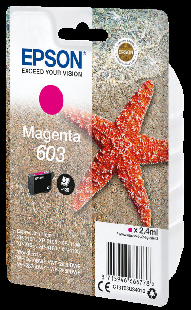 Epson 603 magenta ink cartridge printerpatron