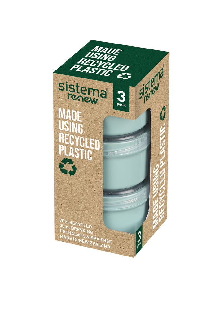 SISTEMA Renew OPBEVARING Dressing 35ml. Ass. blå/mintgrøn