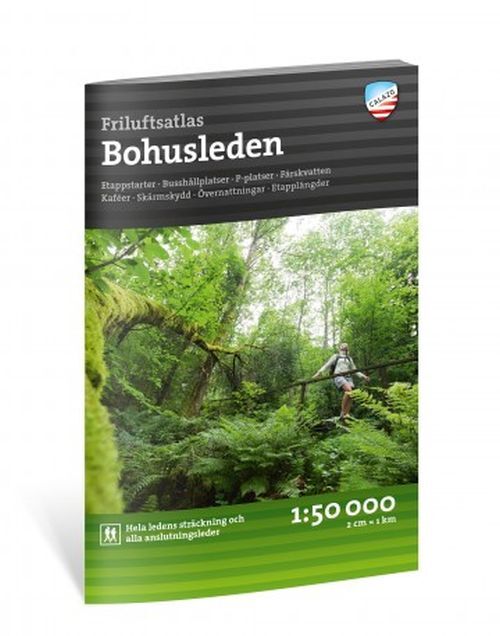 Friluftsatlas Bohusleden 1:50.000 : hela ledens sträckning och alla anslutningar