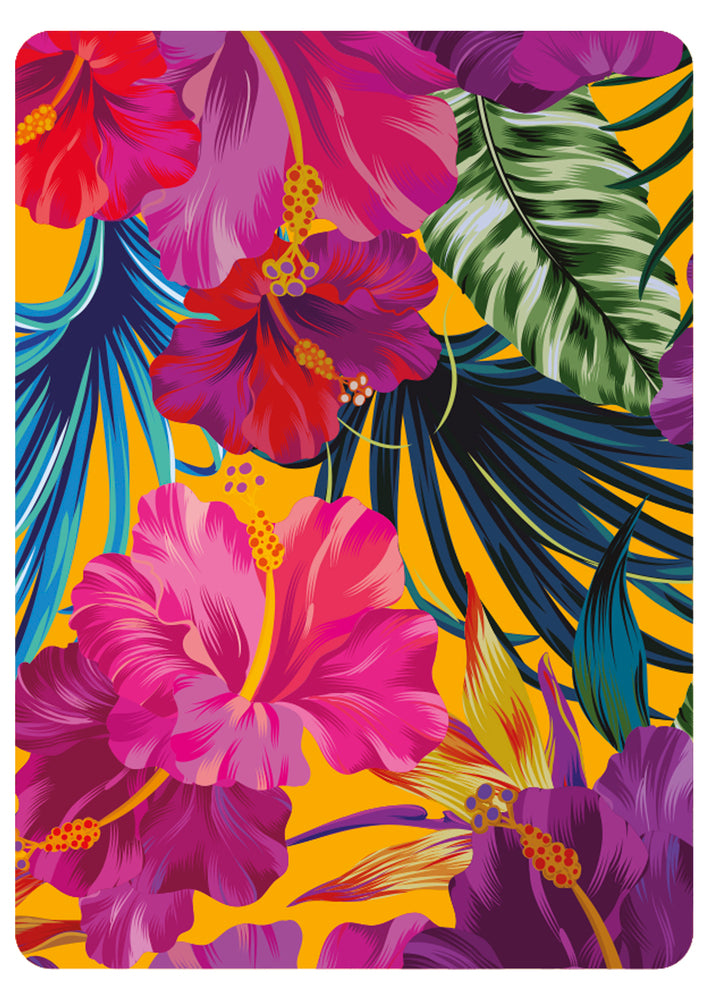 Diamond Art hawaii blomster 13x18 cm