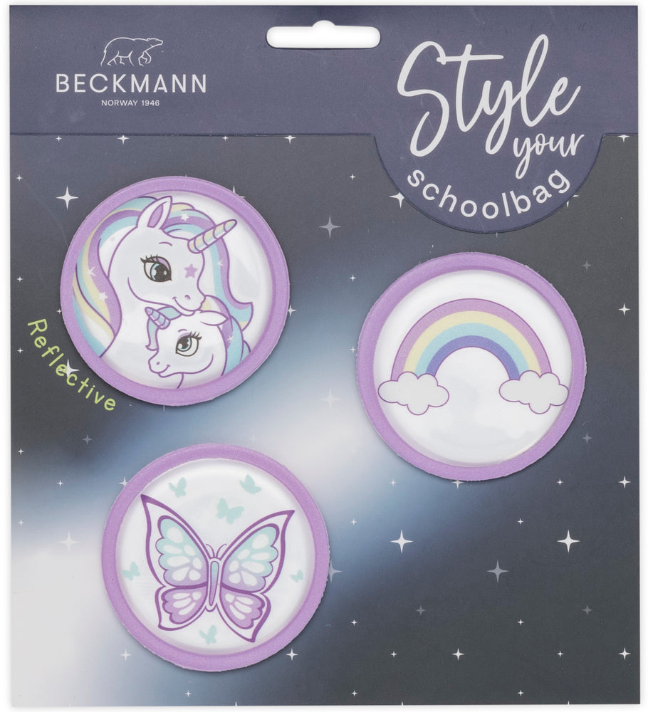 Klettis Beckmann pink 4 stk velcro tilbehør