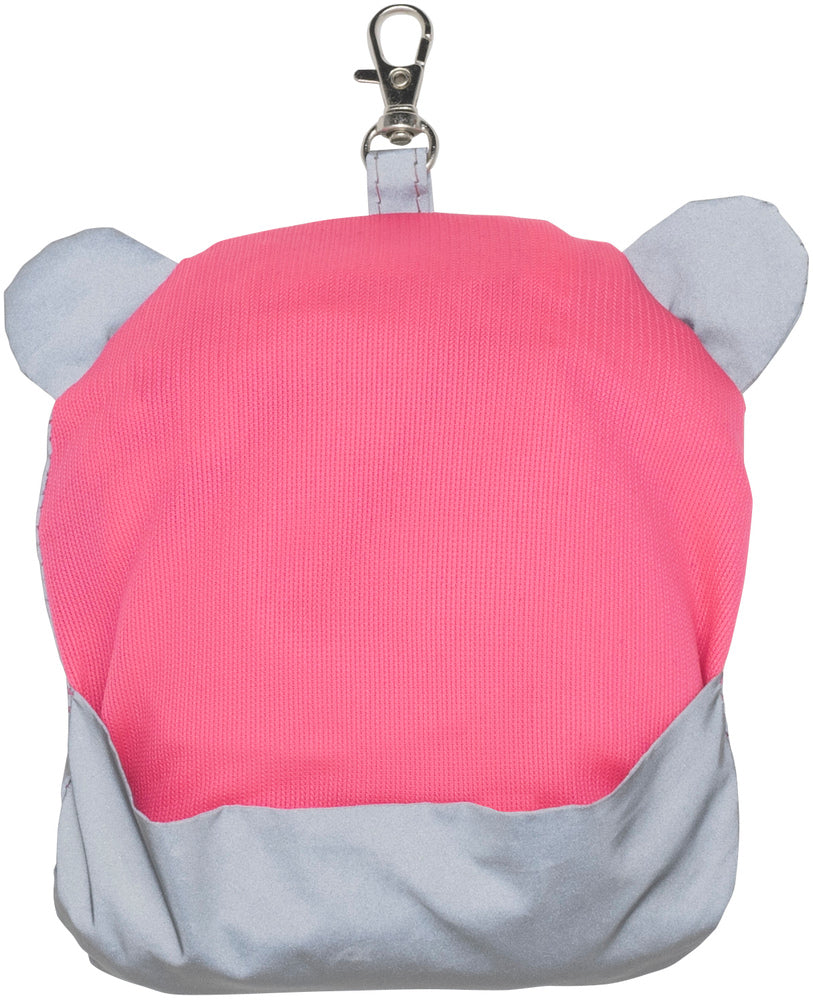 Refleksvest Beckmann pink børnestørrelse m/velcro