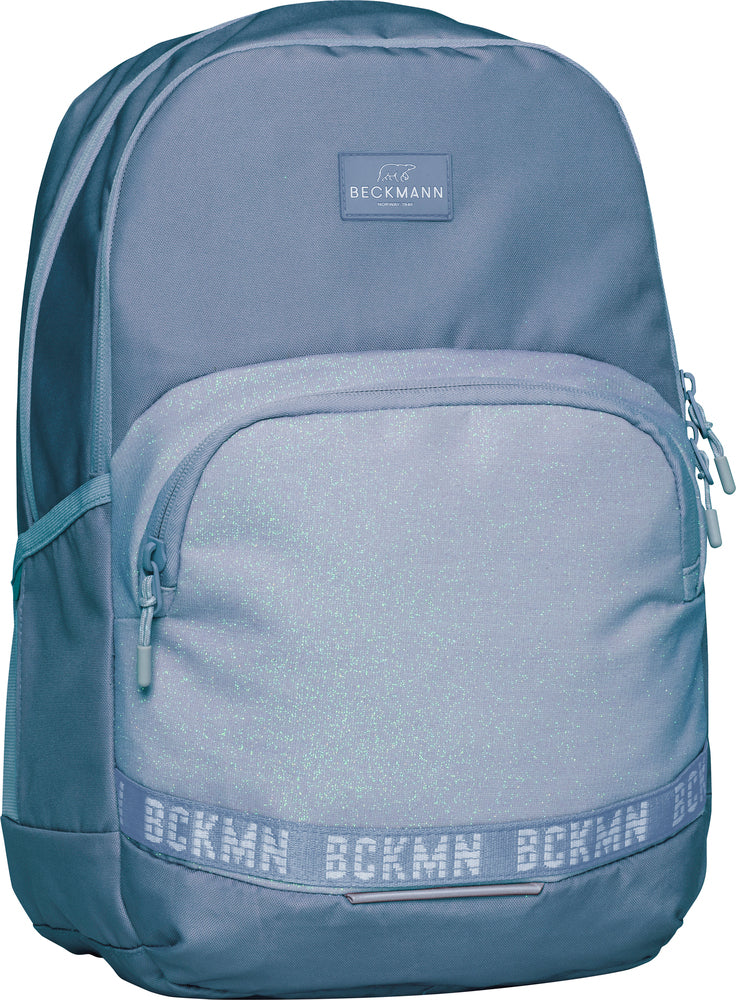 Skoletaske Beckmann mellemtrin Sport Junior Blue Glitter 30L