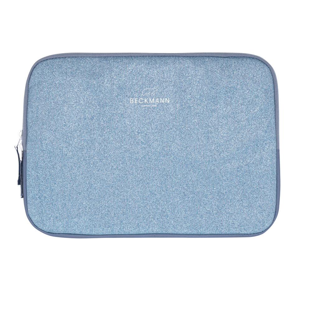 Sleeve pc cover Beckmann blue glitter 23x32 cm medium
