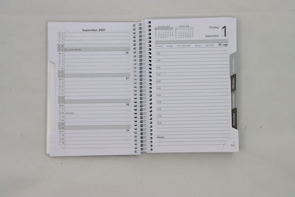 Studiekalender basis 2021/22 stor 4 i 1 dag