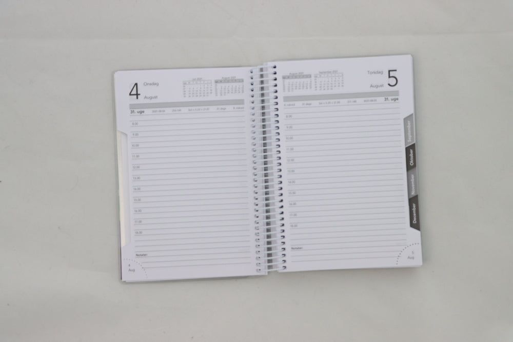 STUDIEKALENDER 2021/22 STOR 2 I 1 DAG. BOGMÆRKE, STICKERS