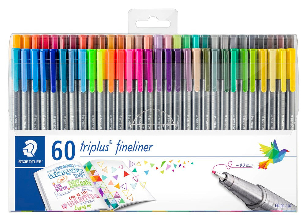 Fineliner Staedtler triplus 0,3 mm 60 stk.