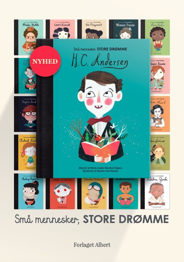 Plakater H.C. Andersen i serien Små mennesker, store drømme